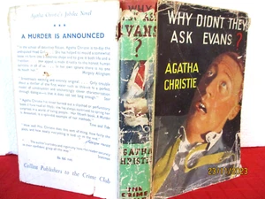 AGATHA CHRISTIE Why Didn't They Ask Evans 1950 HCDJ scarce - Picture 1 of 13