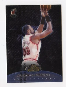 F996 ALONZO MOURNING 1999-00 TOPPS TEAM FINEST 746/1500 TF11 CALOR RARO SP - Imagen 1 de 2