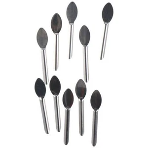 10pcs 7cm Powder Spoon Silver Spoon Spatula Sampling Spoon Lab Supplies - Picture 1 of 11