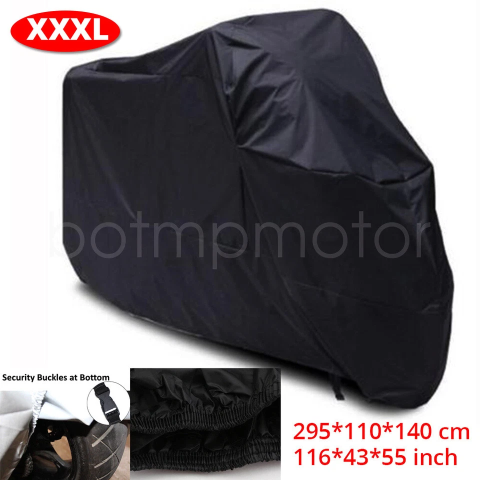 Черный чехол XXXL для мотоцикла Honda Goldwing 1800 GL1800 - Изображение 1 из 1