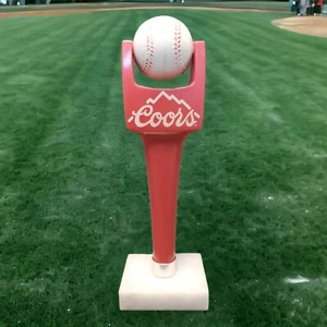 Vintage Coors Baseball Theme Beer Tap Handle Ball Park Bar Kegerator Brewery - Picture 1 of 3