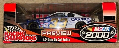 Nascar 2000 escala 1:24 Joe Nemechek #33 coche caja sellada casas de madera de roble  Foto 1 de 4