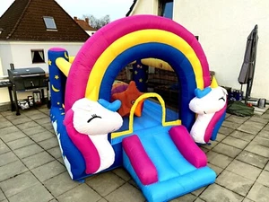 Hüpfburg Einhorn mieten Freitag - Sonntag / 160€ - Bild 1 von 7