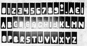 Milescraft 2202 Horizontale Zeichenschablone Set 1,5 Zoll 41 Stück Oberfräse Schablone - Bild 1 von 2