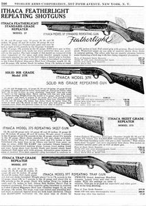 1953 Print Ad of Ithaca Model 37 Featherlight 37R Rib 37S Skeet 37T Trap Shotgun - Picture 1 of 2