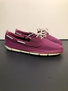 Mocassini donna Clarks Cloudsteppers slip on lampone / taglia 6,5 M - Foto 1 di 9