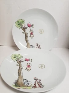 2 New DISNEY WINNIE THE POOH 95 Years Exploring A Classic Dinner Plates 10.5” - Picture 1 of 6