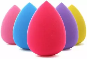 3 pc MultiColor Beauty Makeup Flawless Blender Foundation Puff Sponge LatexFree - Picture 1 of 18