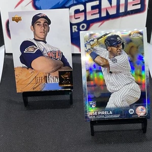 Jose Pirela Refractor Rookie 2015 Topps Chrome #161 Yankees RC Jeff Mathis Also - Picture 1 of 3