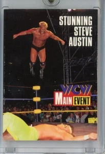 Stone Cold Steve Austin 1995 Cardz WCW Main Event #29 Rookie WWF WWE - Foto 1 di 2