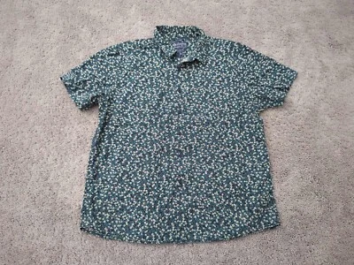 American Rag Button Up Shirt Mens XXL Floral Short Sleeve 100% Cotton Casual - Image 1 of 4
