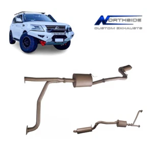 Exhaust for Nissan Patrol Y62 Pacemaker Catback Exhaust with Rear Muffler 3" Kin - Picture 1 of 4