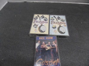 Bluegrass music Cassettes Time Life Treasury set of 2, and Hee Haw Gospel tape!! - Picture 1 of 9