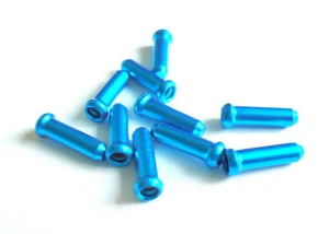 gobike88 Jagwire 1.8mm Blue inner cable end cap, 10 pieces per set - Picture 1 of 1