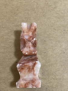 Repuesto (1) Pieza Caballero Rosa Mexicano Azteca Maya Tallada a Mano Piedra Mármol - Imagen 1 de 4