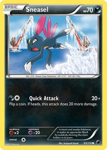 Pokémon TCG Sneasel Plasma Freeze 65/116 Common NM/M Darkness Sharp Claw - Picture 1 of 1