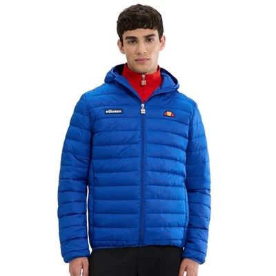 Ellesse Mens Jacket Lombardy Padded Coat in Cobalt Blue - Image 1 of 4
