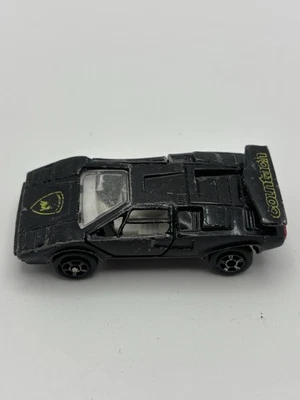 Vintage PlayArt Lamborghini Countach LP 500S Black - Doors Open - 1:64 - Image 1 of 4