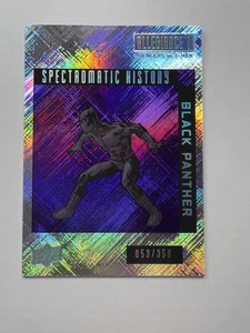 2023 Allegiance Avengers vs X-Men Spectromatic History Purple Black Panther /350 - Picture 1 of 2