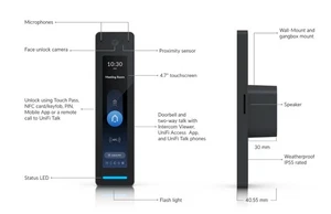 Ubiquiti Networks UniFi Access Reader G3 Professional - Black  (UA-G3-Pro-B) - Picture 1 of 7