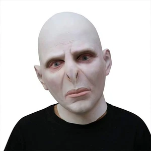 NEW Deluxe Voldemort Costume Latex Face Mask Cosplay Halloween Party Accessories - Picture 1 of 8