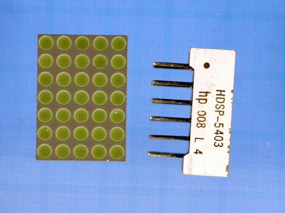 HDSP - 5403, HP, Dot Matrix 5x7 Display, grün - Bild 1 von 1