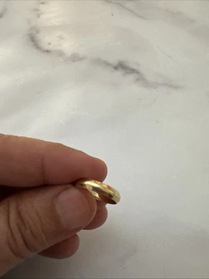 14K Yellow Gold Wedding Band Ring Size 6 - Image 1 of 4