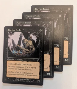 Magic Mtg Scourge Carrion Feeder x4 near mint - Picture 1 of 1