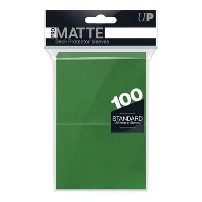 PRO-Matte Standard Card Sleeves: Green (100) - Bild 1 von 4