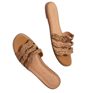 Madewell The Wave Pantolette Sandale gepunktetes Kalbshaar Größe 5,5 - Bild 1 von 5