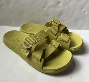 Sandalias Chillos Slide Chaco Para Mujer-Ligeras Talla 7 Verde Berro Comodidad Usadas en Excelente Condición - Imagen 1 de 8