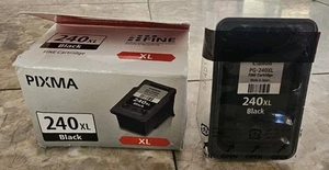 Canon PG 240 XL Black Ink Fine Cartridge- Sealed in Plastic - Picture 1 of 4