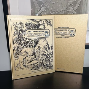 Burne Hogarths's The Golden Age of Tarzán 1939 - 1942 tapa dura con estuche - Imagen 1 de 9