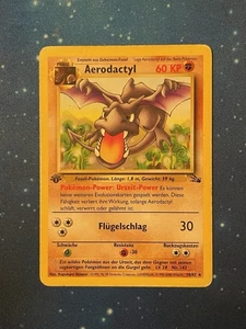Pokemon 2000 AERODATTILO 1° EDIZIONE Fossil 16/62 ITALIANO Low Played WOTC Raro - Foto 1 di 8