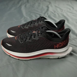 Zapatos Hoka One One Kawana Para Hombre Talla 11 Negro Rojo Correr Carretera Acolchados 1123163 - Imagen 1 de 15