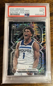 2020-21 Panini Obsidian - Electric Etch Asia #152 Anthony Edwards (RC) PSA 9  - Bild 1 von 2