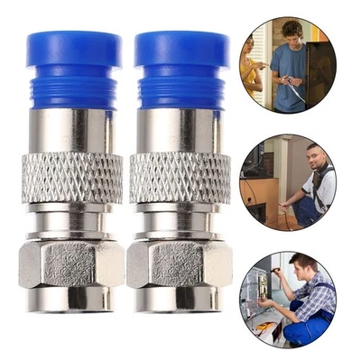 10pcs F Connector Coax Compression Fitting Compression Connectors - Image 1 of 4