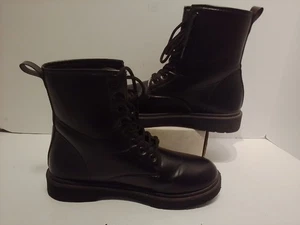 Charles Albert Damen Kampfstiefel schwarz Größe 9 - Bild 1 von 4