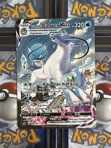 2021 Pokémon Chilling Reign Ice Rider Calyrex VMAX 203/198 alt art vmax - Picture 1 of 2