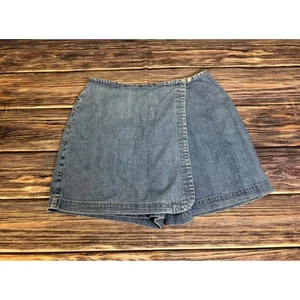 GAP Denim Skort Donna Taglia 6 Blu Mini Jeans World Standard Vintage Y2K - Foto 1 di 15