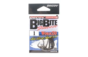 Decoy Worm 20 Big Bite Finesse Wide Gap Hooks Size 1 (2914) - Picture 1 of 6