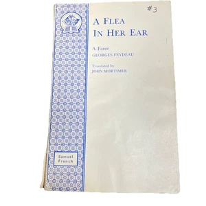 Libro de partituras francés A Flea In Her Ear A Farce Georges Feydeau John Mortimer - Imagen 1 de 8