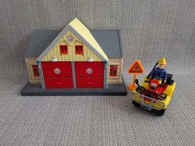 Fireman Sam Rescue Fire Station Juego y Quad Bike - Figura y Letrero de Personaje Foto 1 de 3