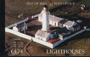 Isle of Man MNH Sc 666-71 Gibbons SB41 BOOKLET Lighthouses Value $ 17.50 - Picture 1 of 1