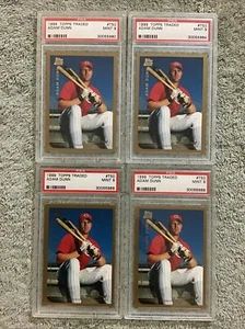 1999 Topps Traded Adam Dunn novato lote clasificación PSA como nuevo 9 x4 rojos - Imagen 1 de 10