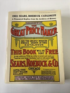 1908 Sears Roebuck Catalogue Replica from the Archives of History 1969 Vintage - Picture 1 of 11