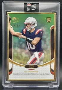 2024 Topps Now Rookie Campaign - DRAKE MAYE - SSP Gold Framed Parallel /99 #14🔥 - Picture 1 of 2