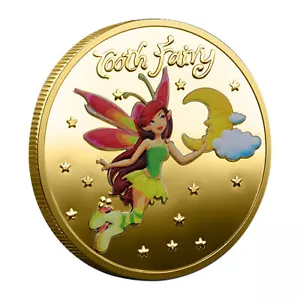 Uncirculated Tooth Fairy Commemorative Coin Lost Teeth Reward Keepsake Coin New - Picture 1 of 11