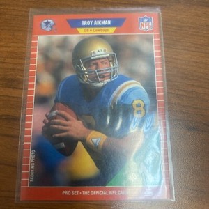 TROY AIKMAN 1989 Pro Set RC ROOKIE #490 Dallas Cowboys Football 107