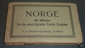 Libretto foto d'epoca Norvegia per turisti ... molto antico 1920 circa - Foto 1 di 9